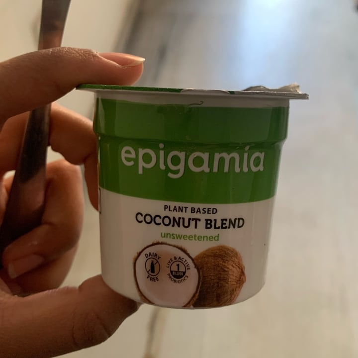 photo of Epigamia Coconut milk yogurt unsweetened shared by @consciousandcurious on  03 Jan 2022 - review