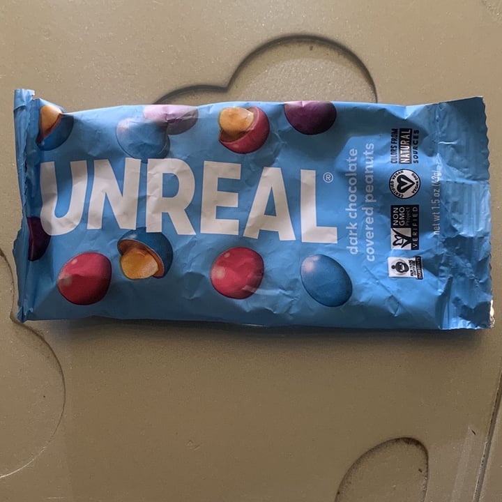 photo of UNREAL Dark Chocolate Peanut Gems shared by @nataliahrz on  16 Nov 2021 - review