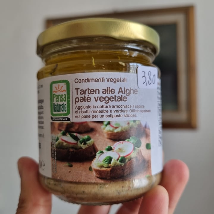 review photo of Pensa naturale Tarten Alle Alghe Patè Vegetale shared by @mariascacchetti on 13 May 2022 - review