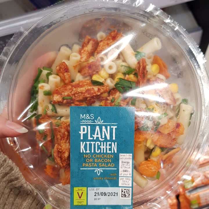 review photo of Plant Kitchen (M&S) No Chicken or Bacon Pasta Salad shared by @brinasan on 19 Sep 2021 - review