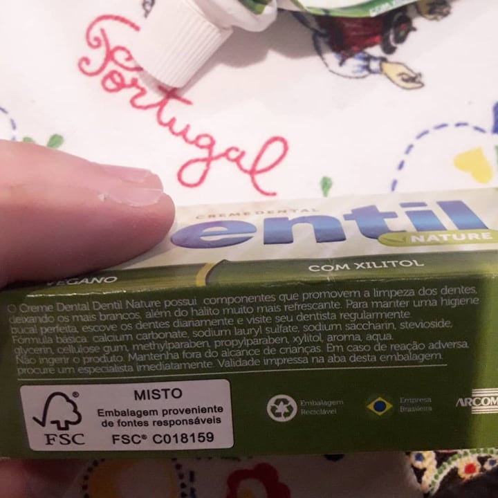 photo of Dentil Nature Dentil pasta de dente shared by @renatoff on  15 Apr 2020 - review