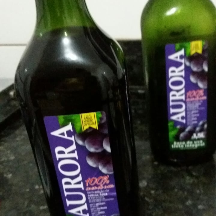 review photo of Aurora Suco de uva tinto integral Aurora shared by @mariacamilo on 07 Jun 2022 - review