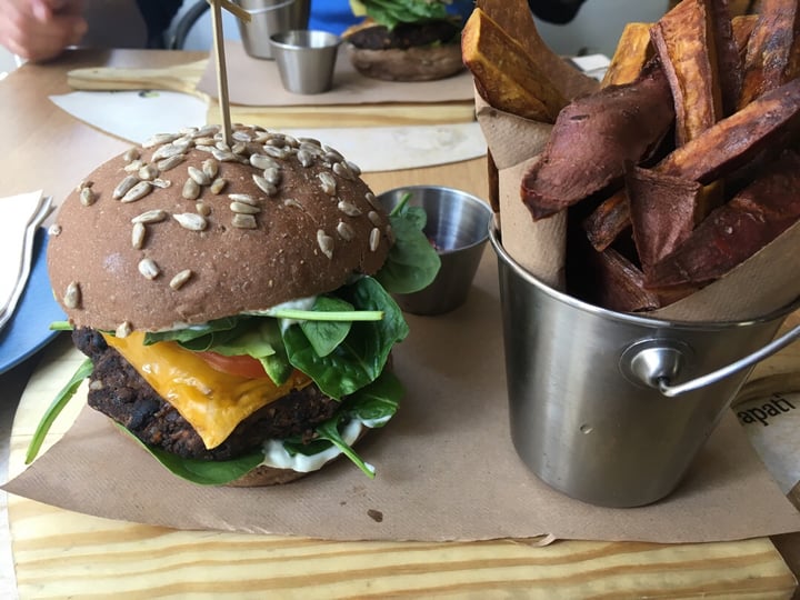 photo of Veganapati - Vegan Restaurant Brownie (Burger) shared by @maggie on  22 Mar 2019 - review