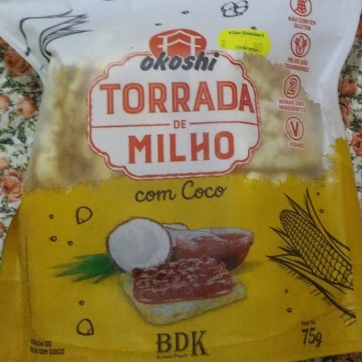 photo of Okoshi Torrada de milho com coco shared by @cassiot on  22 Apr 2022 - review