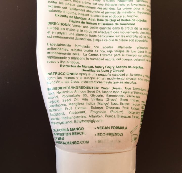 review photo of California mango Mango Extreme Creen shared by @lacatface on 24 Feb 2020 - review