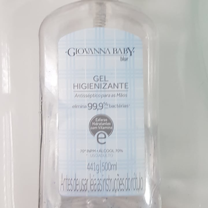 photo of Giovanna baby Gel higienizante shared by @lalisloureiro on  04 Dec 2021 - review
