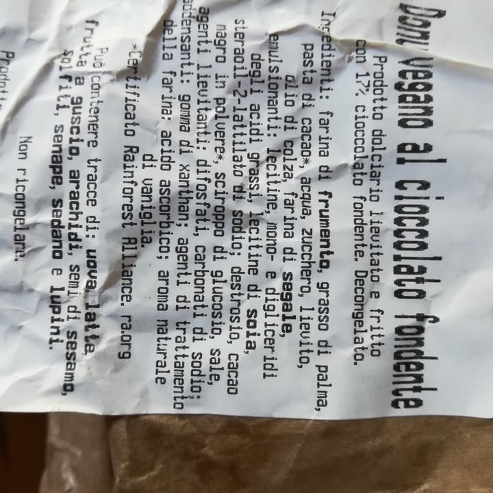 review photo of Lidl donut vegan con cioccolato fondente shared by @kimomo on 02 Aug 2022 - review