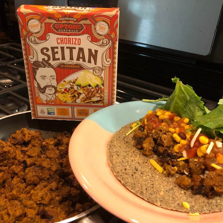 photo of Upton's Naturals Chorizo Seitan shared by @mariadelpaso on  08 Sep 2020 - review