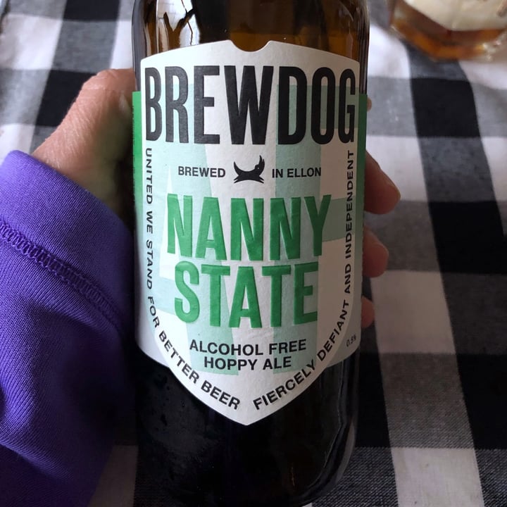 photo of Brewdog Nanny state alcohol free beer shared by @izaskunquilez on  12 Mar 2021 - review