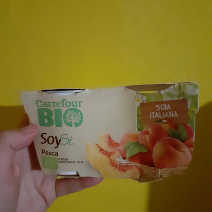 photo of Carrefour Bio yogurt pesca shared by @vany182 on  26 Mar 2022 - review