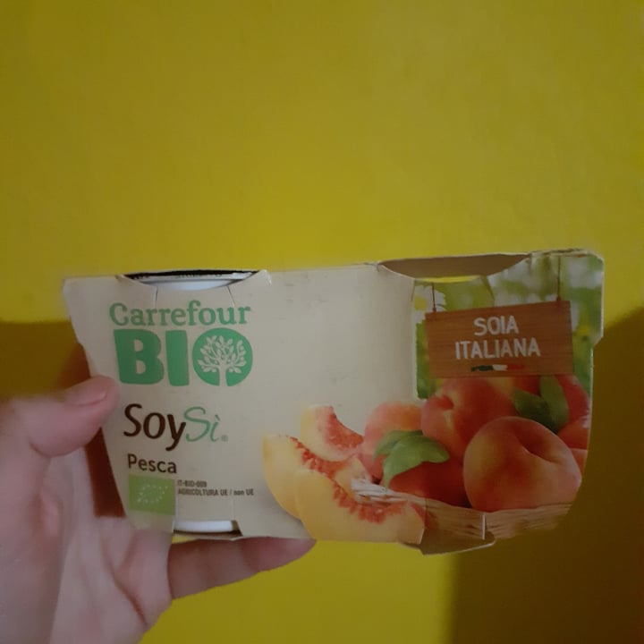 review photo of Carrefour Bio yogurt pesca shared by @vany182 on 26 Mar 2022 - review