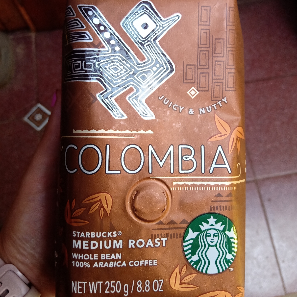 Café en grain Colombia STARBUCKS