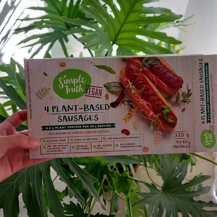 photo of Simple Truth 4 Plant-Based Sausages shared by @rosevr on  12 Jan 2022 - review