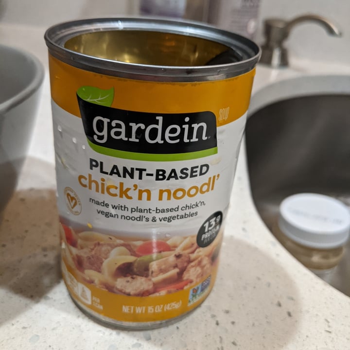 photo of Gardein Chick'n Noodle Soup shared by @hexadecimaljunk on  21 Jan 2021 - review