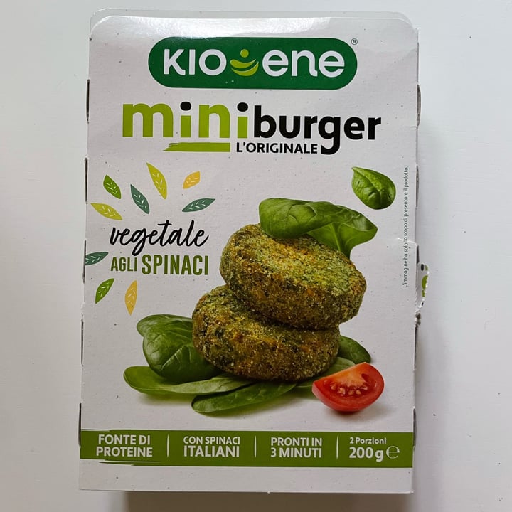 photo of Kioene mini burger agli spinaci shared by @barbiesatana on  04 Sep 2022 - review