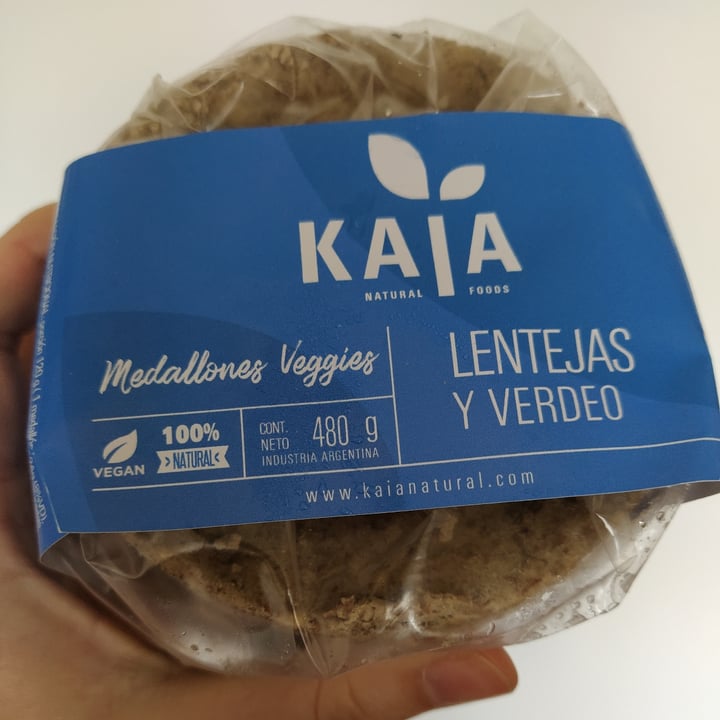 photo of Kaia Natural Foods Hamburguesa de lentejas y verdeo shared by @ani88 on  11 Oct 2020 - review