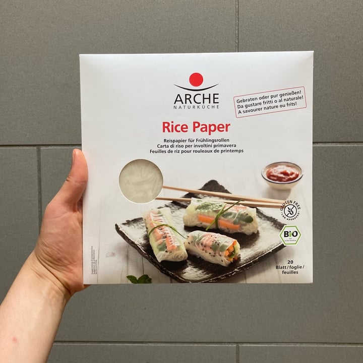 review photo of Arche Naturküche Carta di riso (rice paper) shared by @pinuu on 20 Jun 2022 - review