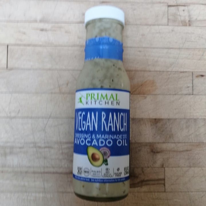 photo of Primal Kitchen Vegan Ranch Dressing shared by @haleylenora on  09 Aug 2021 - review