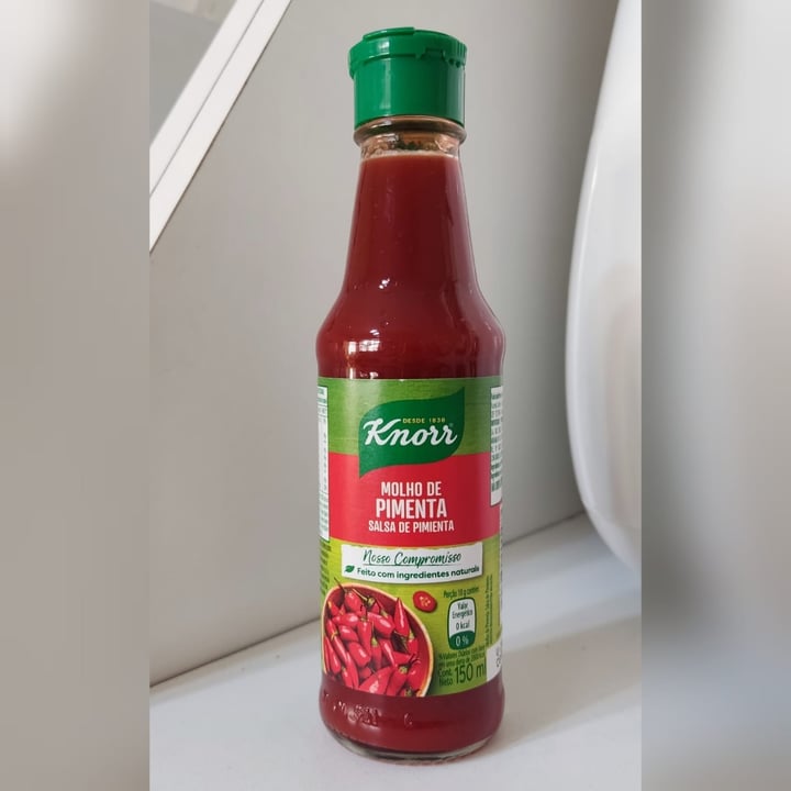 photo of Knorr Molho de pimenta shared by @helenamds on  15 May 2022 - review