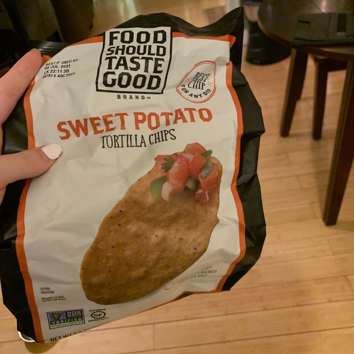 review photo of Food Should Taste Good Sweet Potato Chips shared by @livriley on 31 Dec 2020 - review