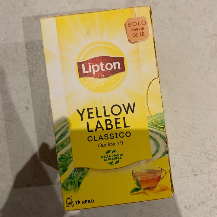 photo of Lipton Yellow label Classico shared by @cristina1999 on  11 Mar 2022 - review