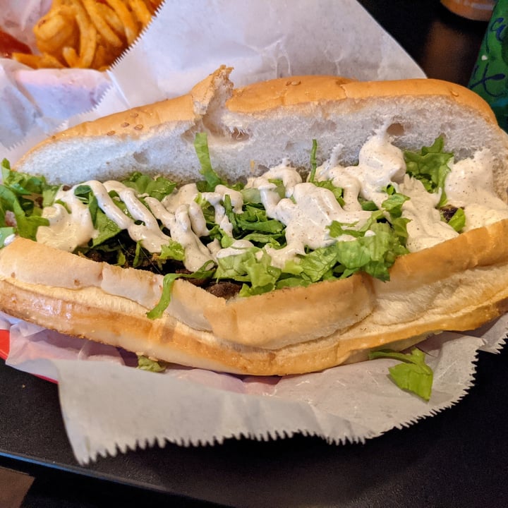 photo of Seitan's Realm Cheezesteak Sandwich shared by @kristikrum on  24 Oct 2021 - review