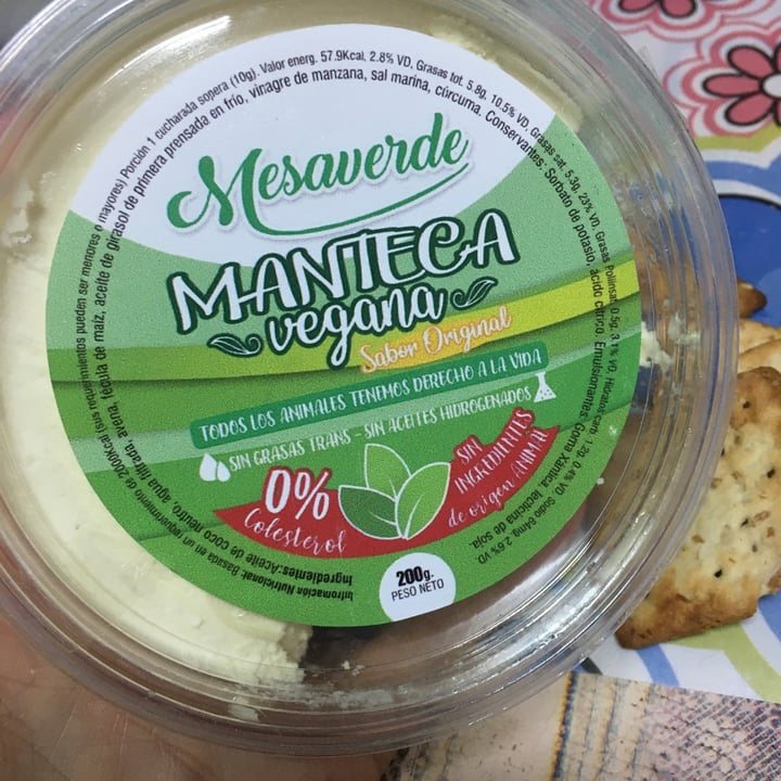 photo of Mesaverde Manteca Vegana shared by @camiivegan on  07 Jan 2022 - review