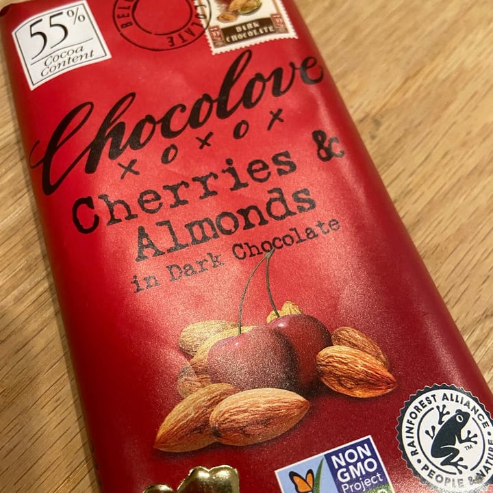 photo of Chocolove Cherries and almonds shared by @vfct on  30 Sep 2021 - review