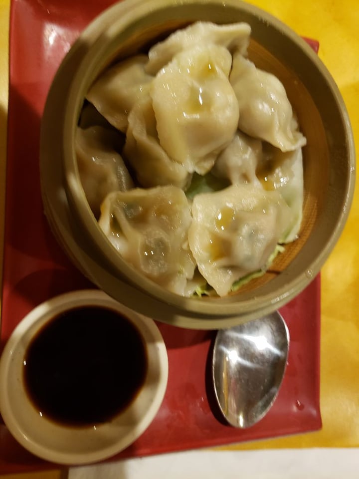 photo of Enjoy Vegetarian Restaurant Vegetable Dumplings shared by @norcalvegan on  25 Aug 2019 - review