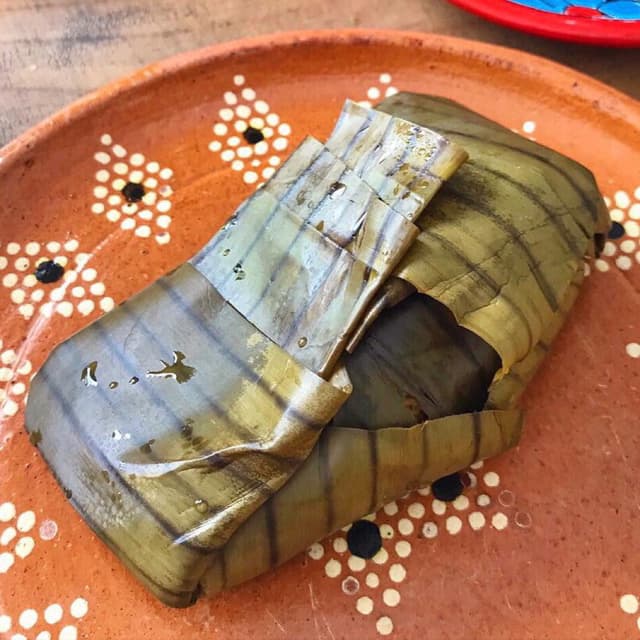 Foto do prato “Tamale de Rajas”