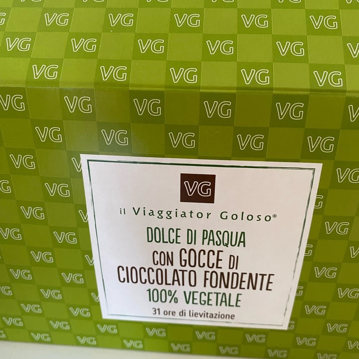 photo of Il Viaggiator Goloso Dolce di Pasqua con Gocce di Cioccolato Fondente shared by @faithveg on  11 Apr 2022 - review