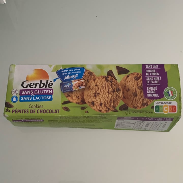 Biscuits Gerblé lait chocolat