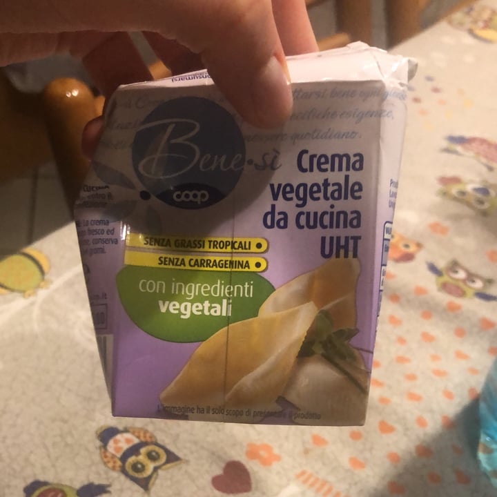 photo of Bene.Si coop Crema Vegetale da Cucina UHT shared by @giuliettaveg on  13 Feb 2021 - review