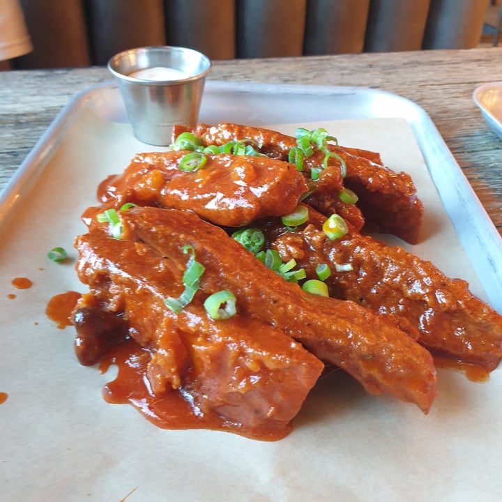 photo of BrewDog Manchester Outpost Temple of Seitan wings shared by @seitanicfeminist on  03 Aug 2020 - review