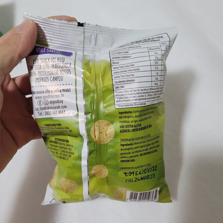 photo of Good Soy Snacks Sabor Ervas Finas shared by @grazibroch on  12 May 2022 - review