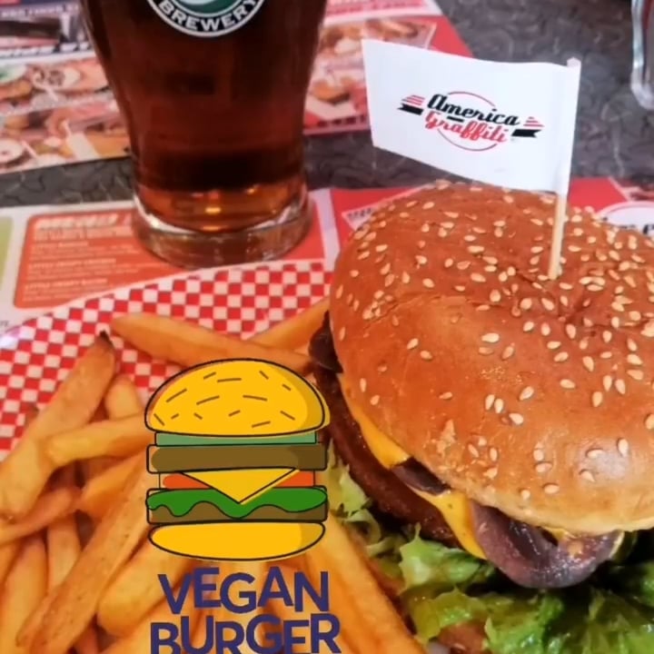 photo of America Graffiti Vegan burger shared by @vulcanoattivo on  28 Nov 2021 - review