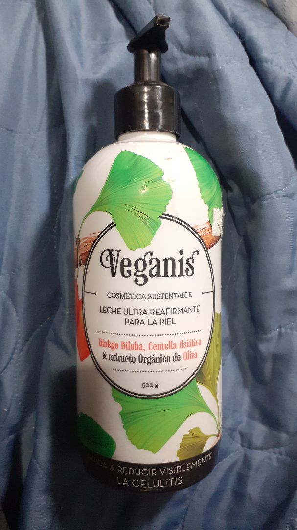 photo of Veganis LECHE ULTRA REAFIRMANTE PARA LA PIEL con Ginkgo Biloba, Centella Asiática, Cafeína y extracto Orgánico de Oliva shared by @0hmyveg on  19 Mar 2021 - review