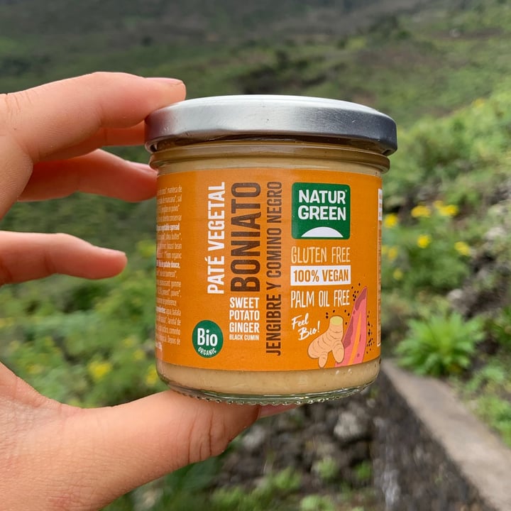 photo of NATUR GREEN Paté Vegetal de Boniato shared by @belenroca on  07 Mar 2021 - review