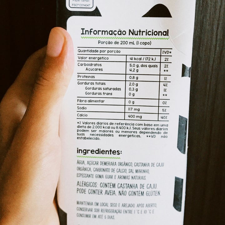 review photo of Positive brands Possible plant based leite sem leite shared by @eloveg on 22 Jan 2022 - review