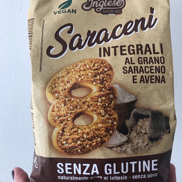 photo of Inglese Gluten Free Biscotti Integrali Grano Saraceno E Avena shared by @nuritveg13 on  16 May 2021 - review