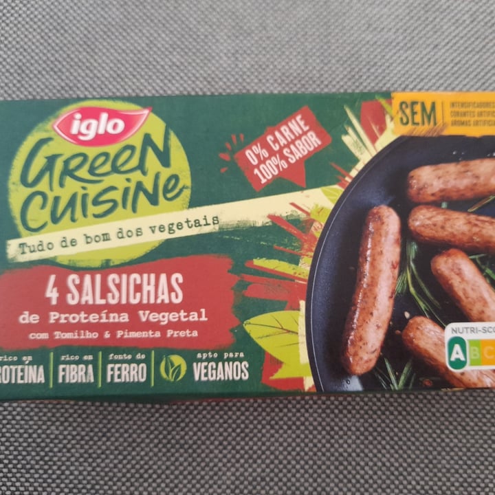 photo of iglo Green Cuisine salsichas shared by @andreiapaula on  22 May 2022 - review