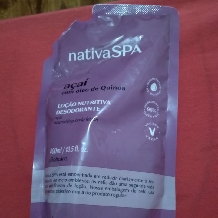 photo of O Boticário Nativa spa açai shared by @silviaperez1971 on  28 Apr 2022 - review