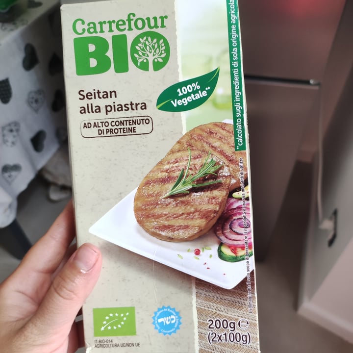 photo of Carrefour Bio Seitan alla piastra shared by @magistrapapera on  14 Sep 2022 - review