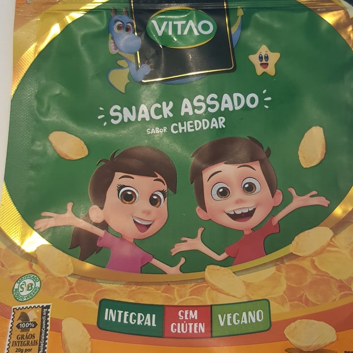 photo of Snack vegano  cheddar Vitao Snack vegano  cheddar Vitao shared by @paulobrug on  06 May 2022 - review