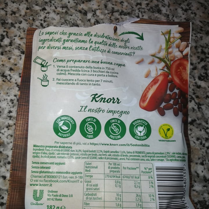 photo of Knorr Pasta e fagioli shared by @rajae on  25 Mar 2022 - review