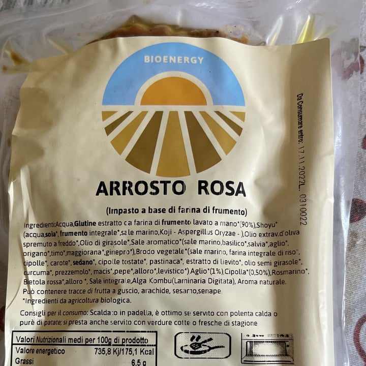 photo of bioenergy Arrosto rosa shared by @brunaboogie on  06 Oct 2022 - review