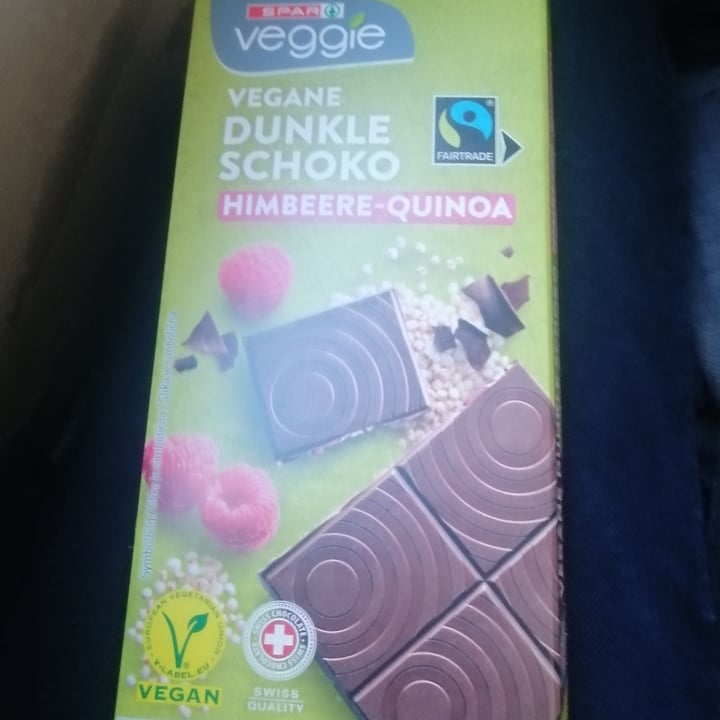 photo of Spar Veggie Vegane Dunkle Schoko Himbeere-Quinoa shared by @castiel on  12 Jul 2022 - review