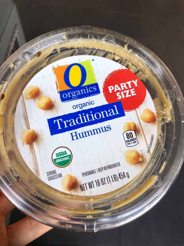 photo of O Organics Hummus shared by @alohaanimalsanctuary on  11 Jan 2020 - review