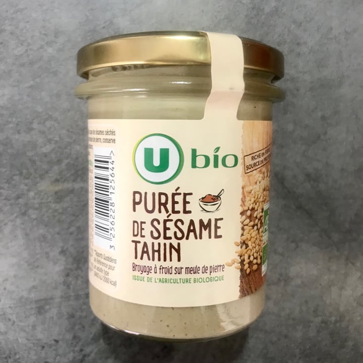photo of U bio Purée De Sésame Tahin shared by @traceyinfr on  09 Apr 2021 - review