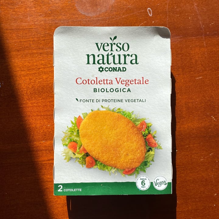 review photo of Verso Natura Conad Bio Cotoletta Vegetale shared by @giuliamayer on 02 Nov 2022 - review